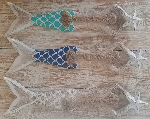 Driftwood Mermaids (Set of 3) 3 Colours 47cm