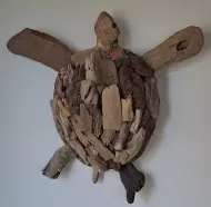 Driftwood Turtle 54cm x 54cm