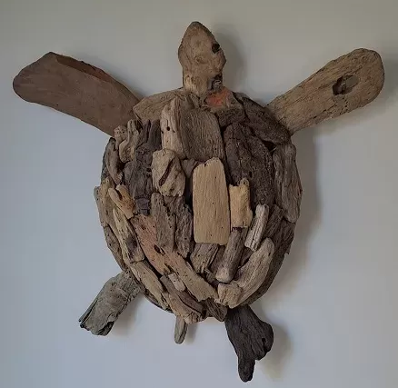 Driftwood Turtle 54cm x 54cm
