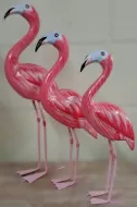 Set of 3  Flamingoes