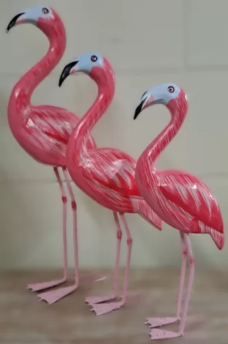Set of 3  Flamingoes