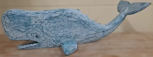 Wooden Blue Whale 50cm