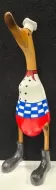 Wooden Duck - Large Chef with Checks