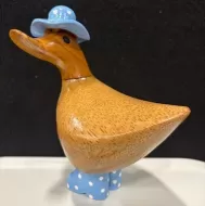 Wooden Duck - Baby Rain duck Blue
