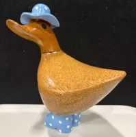 Wooden Duck - Baby Rain duck Blue