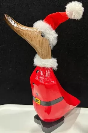 Wooden Duck - Sitting Santa