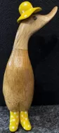 Wooden Duck - Yellow Beach hat and spotty boots