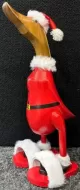 Wooden Duck - Santa Duck with Thongs