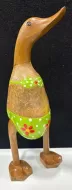 Wooden Duck - Small Green Bikini
