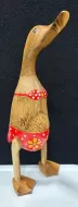 Wooden Duck - Large Red Bikini