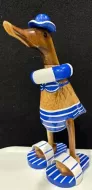 Wooden Duck - Swimming Ring Blue