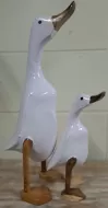 Wooden Duck - Body Fully White 44cm
