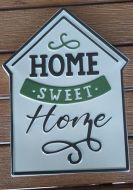 Enamel Wall Sign - Home Sweet Home 17.5cm x 23.5cm