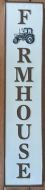 Enamel Wall Sign - Farmhouse 11cm x 50cm