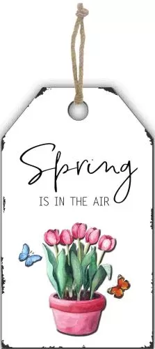 Enamel Wall Sign - Spring 17cm x 30cm