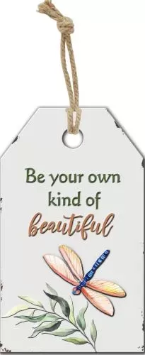 Enamel Wall Sign - Beautiful 17cm x 30cm