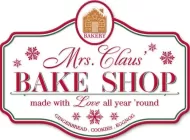 Enamel Wall Sign - Mrs Claus Bake Shop 35cm x 26cm
