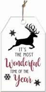 Enamel Wall Sign - It's the most wonderful 20cm x 33cm