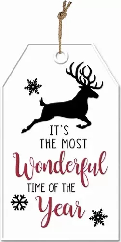Enamel Wall Sign - It's the most wonderful 20cm x 33cm