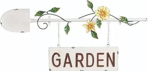 Enamel Wall Sign - Garden (Shovel) 