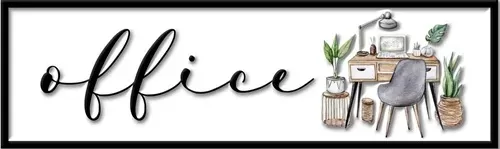 Enamel Wall Sign - Office 51cm x 15cm